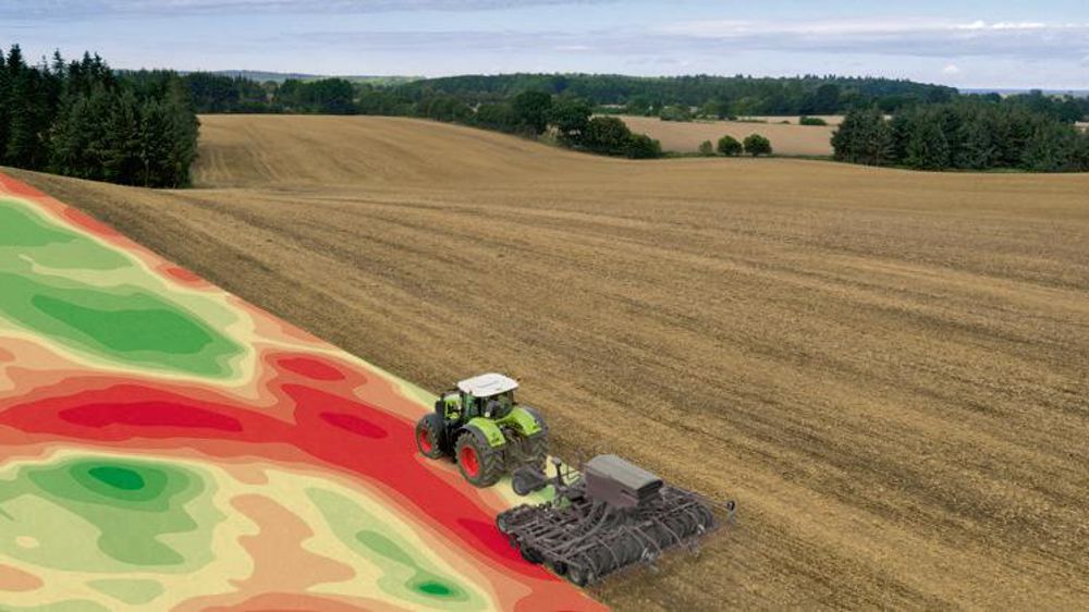 Claas intègre la modulation des densités de semis à son application de suivi des cultures Crop View. © Claas